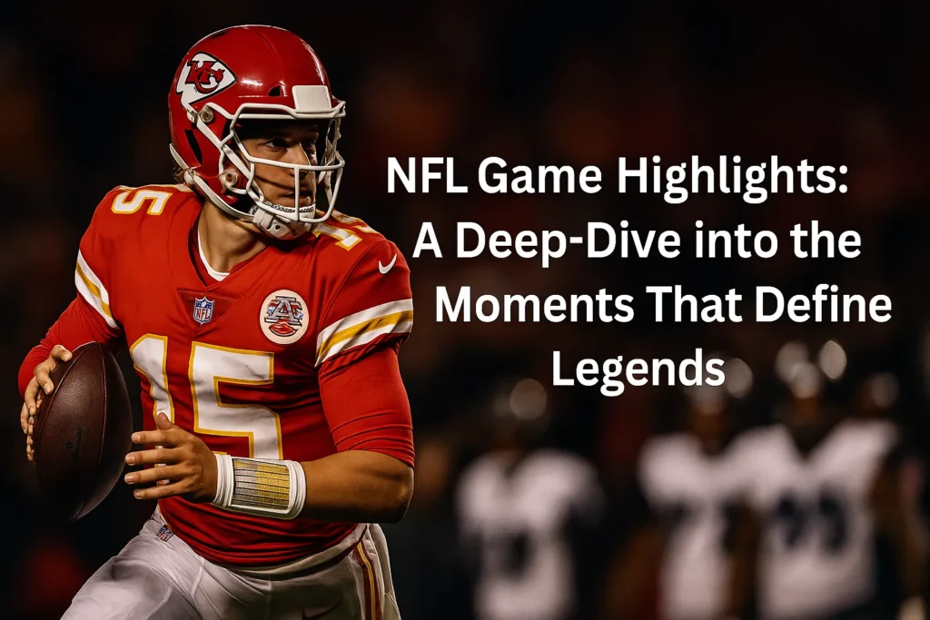 NFL game highlights 2025 showing legendary plays, touchdowns, and iconic football moments